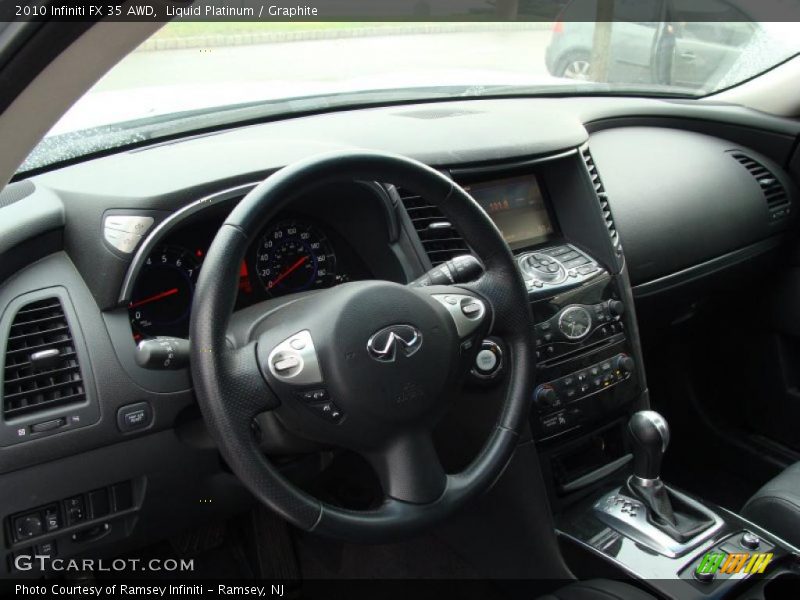 Dashboard of 2010 FX 35 AWD