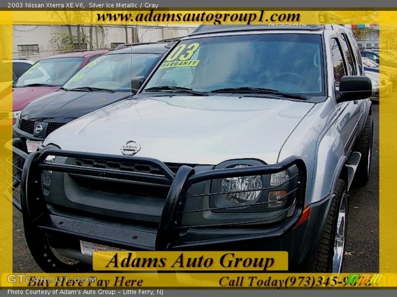 Silver Ice Metallic / Gray 2003 Nissan Xterra XE V6