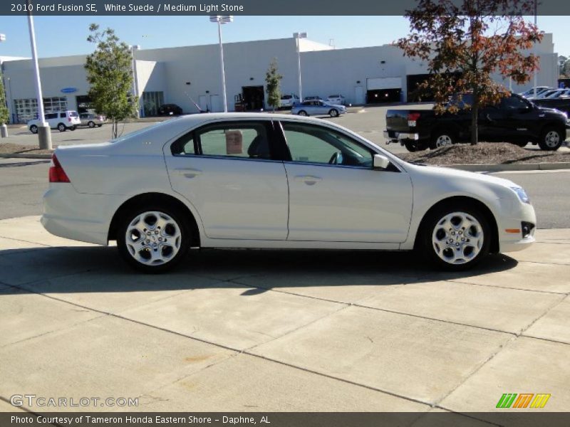 White Suede / Medium Light Stone 2010 Ford Fusion SE