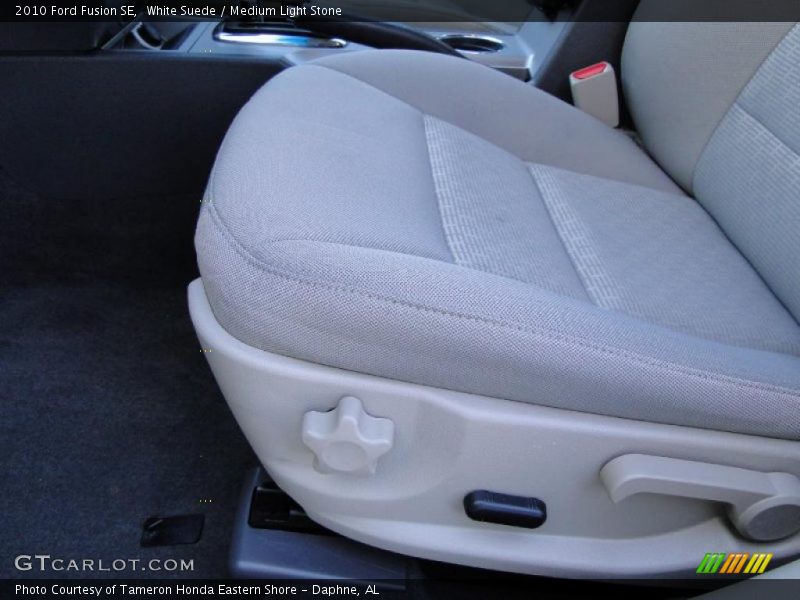 White Suede / Medium Light Stone 2010 Ford Fusion SE