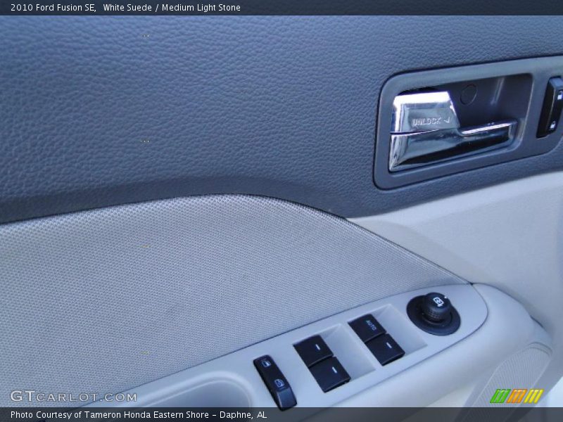 White Suede / Medium Light Stone 2010 Ford Fusion SE