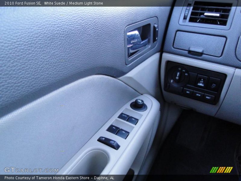 White Suede / Medium Light Stone 2010 Ford Fusion SE