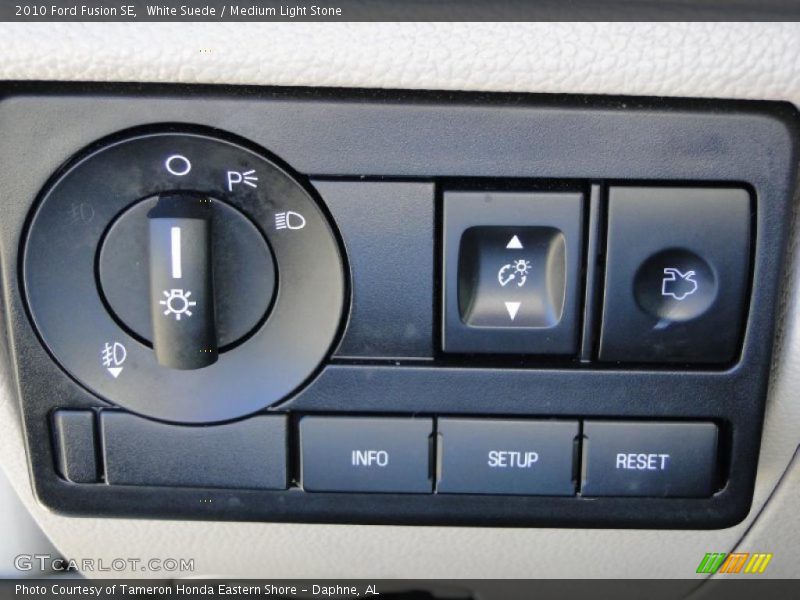 White Suede / Medium Light Stone 2010 Ford Fusion SE