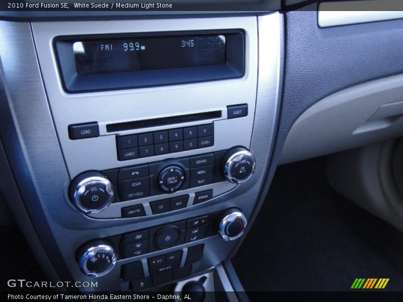 White Suede / Medium Light Stone 2010 Ford Fusion SE