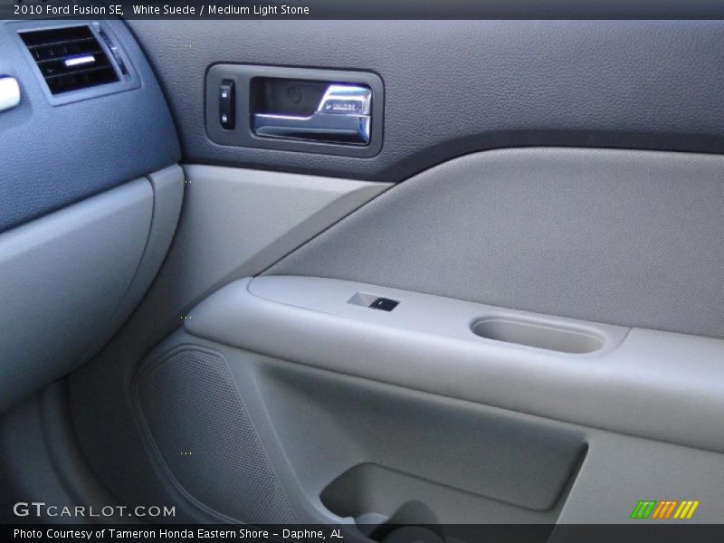 White Suede / Medium Light Stone 2010 Ford Fusion SE