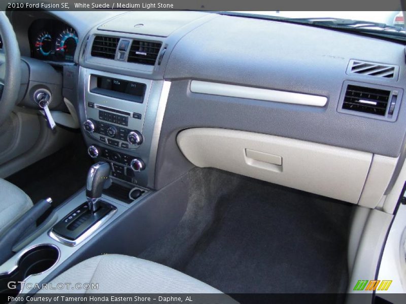 White Suede / Medium Light Stone 2010 Ford Fusion SE