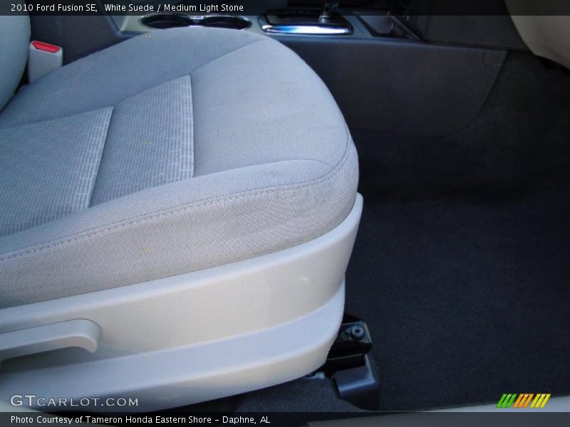 White Suede / Medium Light Stone 2010 Ford Fusion SE