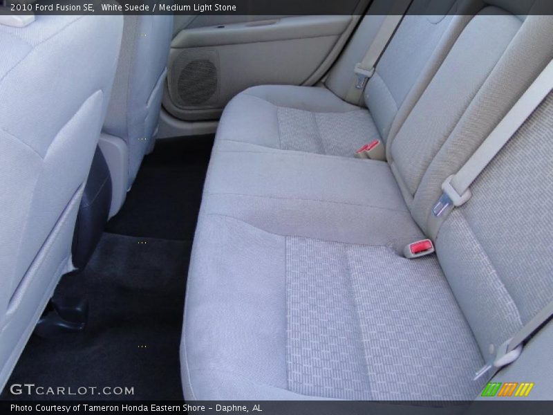 White Suede / Medium Light Stone 2010 Ford Fusion SE