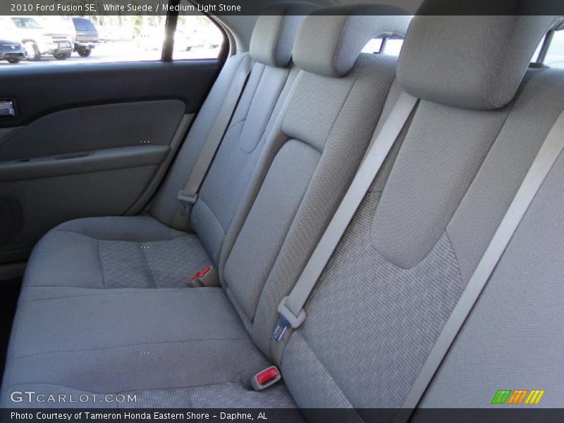 White Suede / Medium Light Stone 2010 Ford Fusion SE