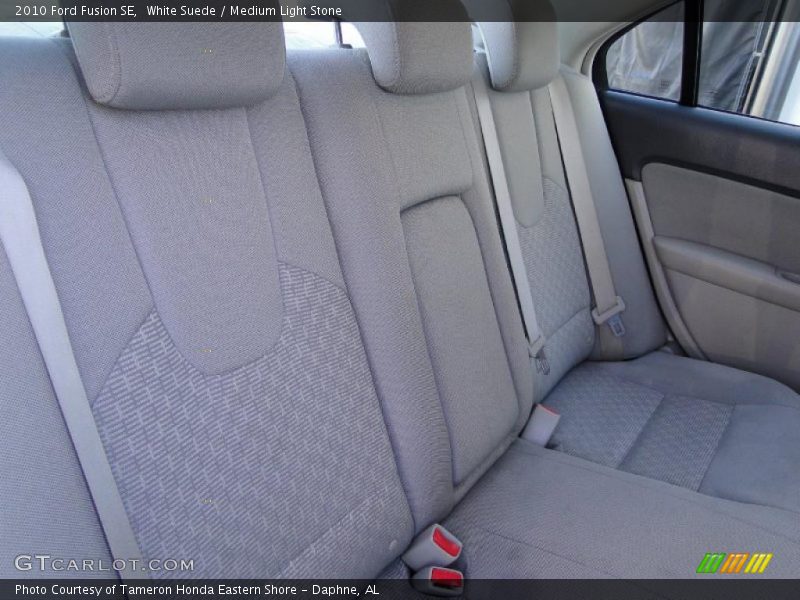White Suede / Medium Light Stone 2010 Ford Fusion SE