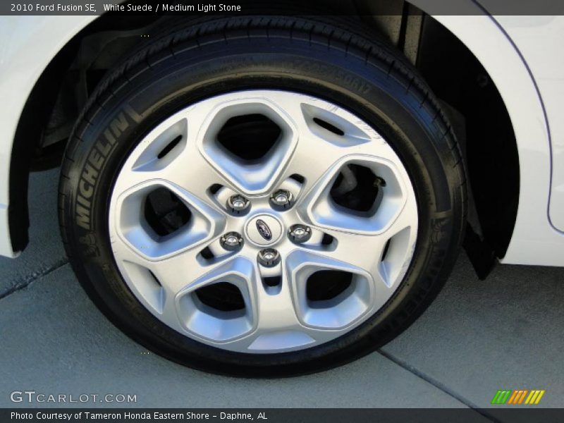 White Suede / Medium Light Stone 2010 Ford Fusion SE