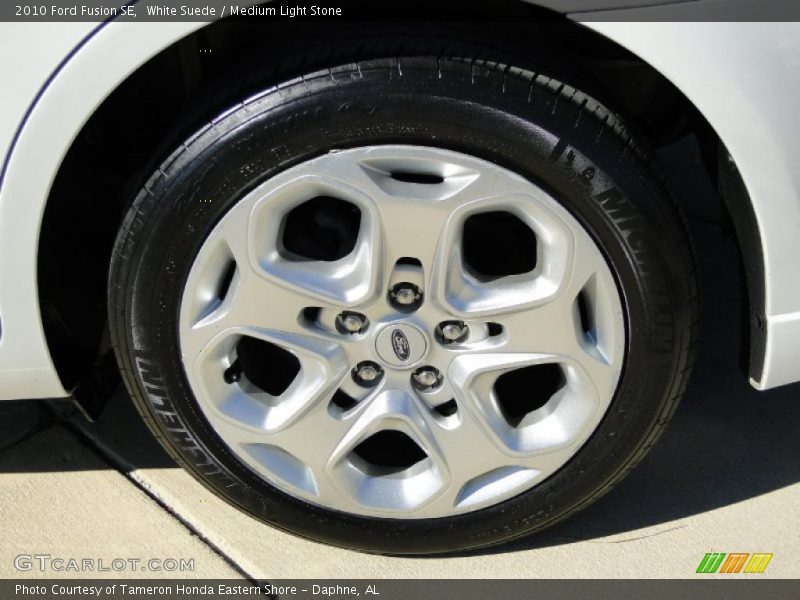 White Suede / Medium Light Stone 2010 Ford Fusion SE