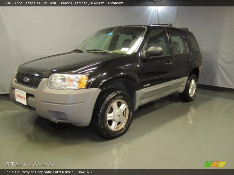 Black Clearcoat / Medium Parchment 2002 Ford Escape XLS V6 4WD