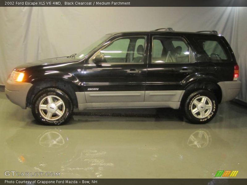 Black Clearcoat / Medium Parchment 2002 Ford Escape XLS V6 4WD