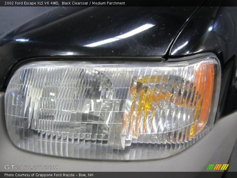 Black Clearcoat / Medium Parchment 2002 Ford Escape XLS V6 4WD
