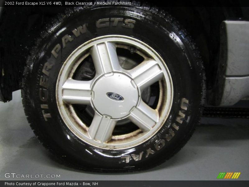 Black Clearcoat / Medium Parchment 2002 Ford Escape XLS V6 4WD