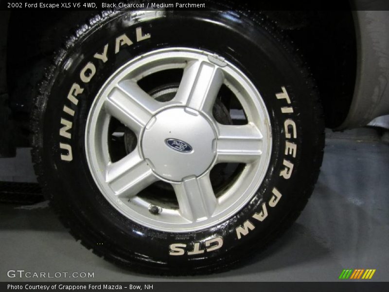 Black Clearcoat / Medium Parchment 2002 Ford Escape XLS V6 4WD