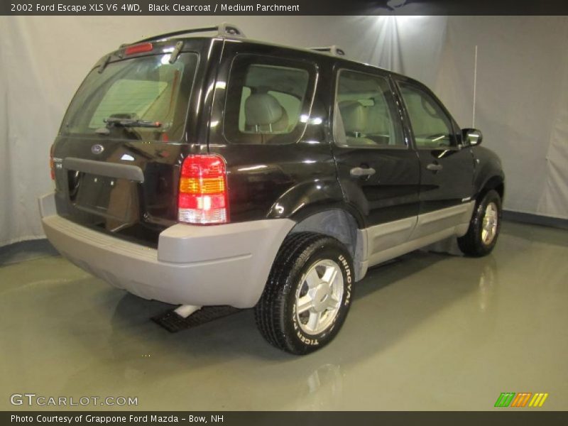 Black Clearcoat / Medium Parchment 2002 Ford Escape XLS V6 4WD