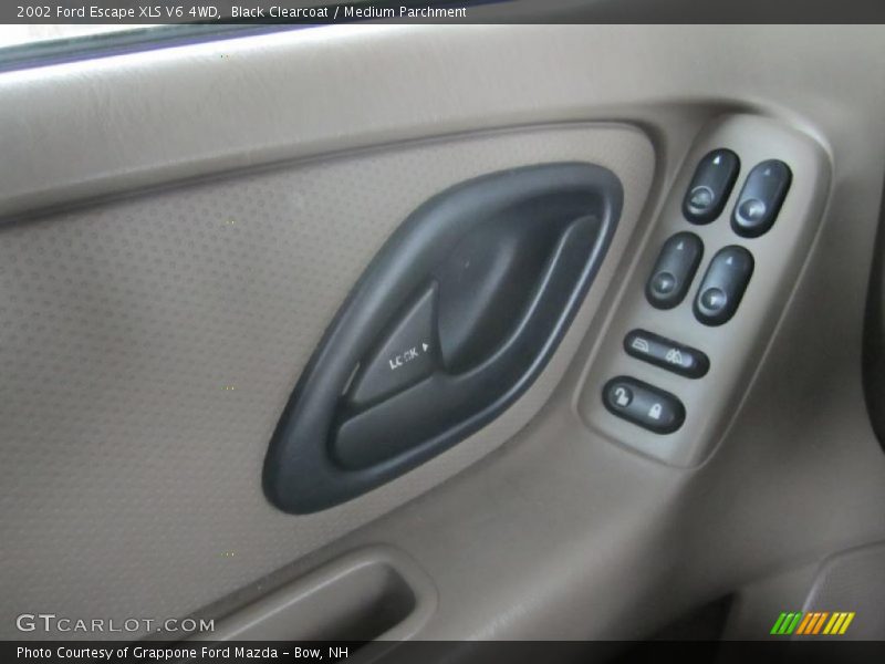 Black Clearcoat / Medium Parchment 2002 Ford Escape XLS V6 4WD