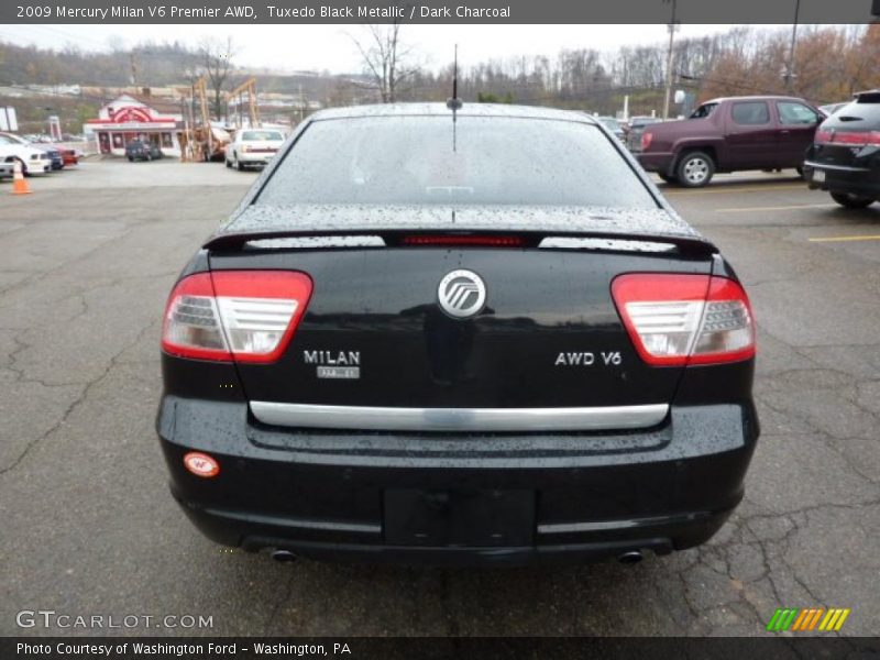 Tuxedo Black Metallic / Dark Charcoal 2009 Mercury Milan V6 Premier AWD