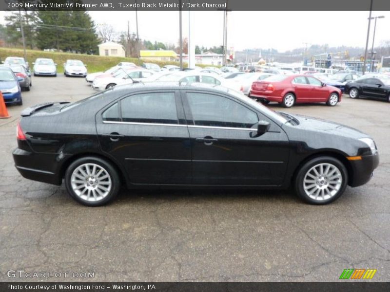 Tuxedo Black Metallic / Dark Charcoal 2009 Mercury Milan V6 Premier AWD