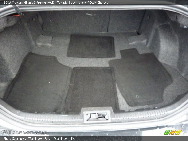 Tuxedo Black Metallic / Dark Charcoal 2009 Mercury Milan V6 Premier AWD