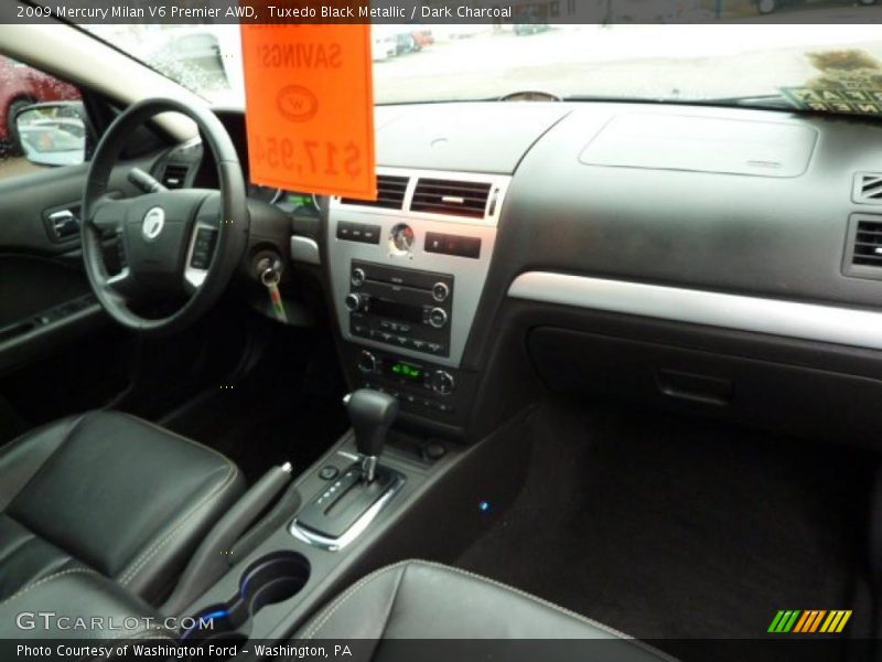 Tuxedo Black Metallic / Dark Charcoal 2009 Mercury Milan V6 Premier AWD