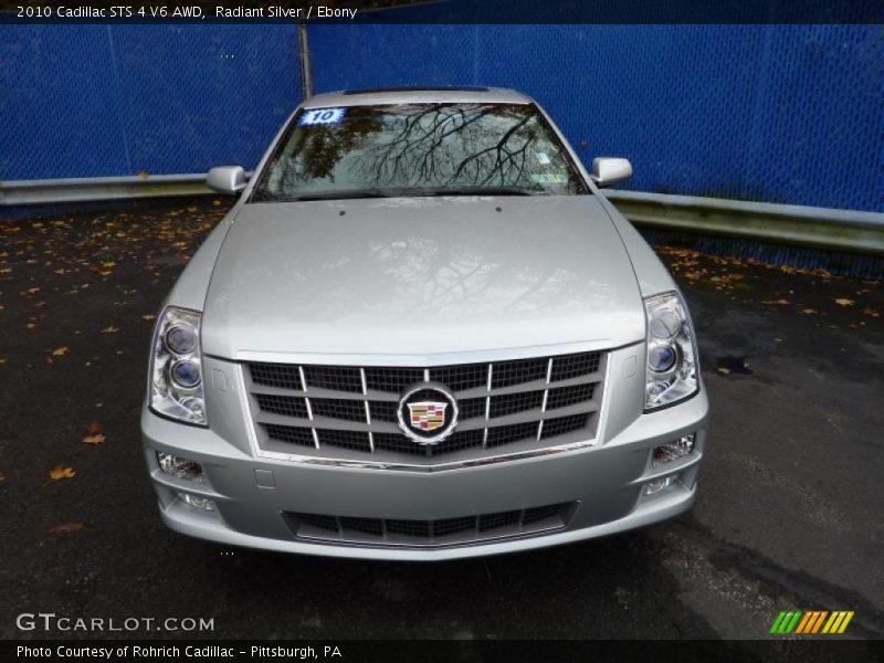 Radiant Silver / Ebony 2010 Cadillac STS 4 V6 AWD