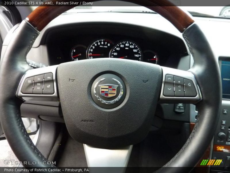 Radiant Silver / Ebony 2010 Cadillac STS 4 V6 AWD