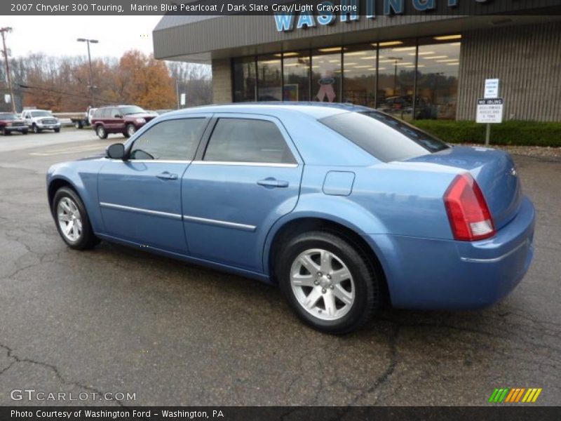 Marine Blue Pearlcoat / Dark Slate Gray/Light Graystone 2007 Chrysler 300 Touring