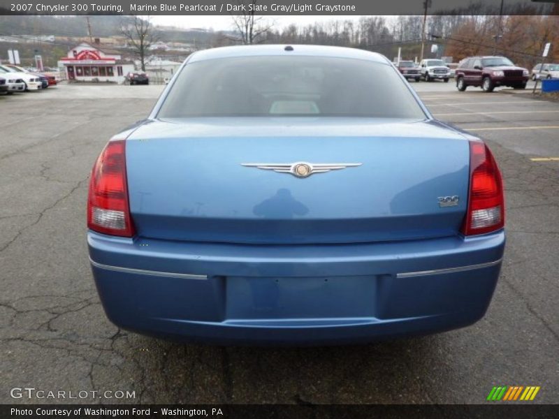 Marine Blue Pearlcoat / Dark Slate Gray/Light Graystone 2007 Chrysler 300 Touring