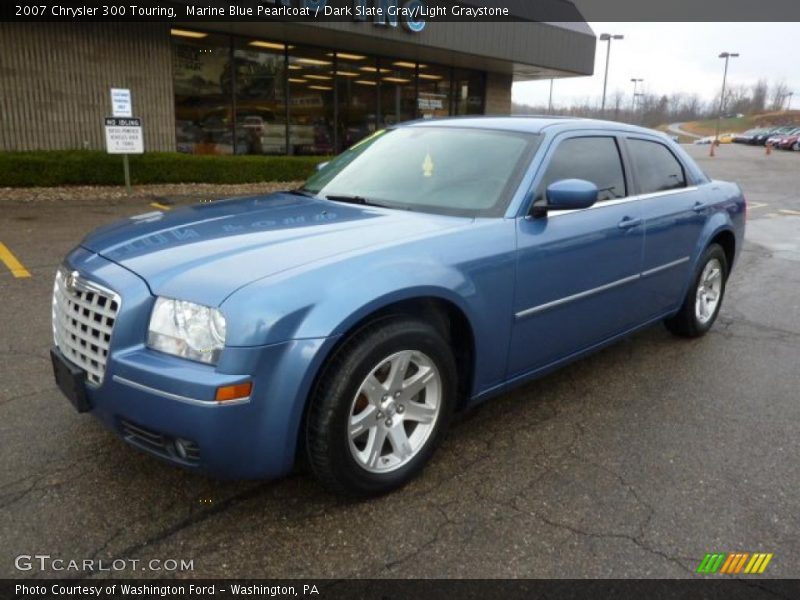 Marine Blue Pearlcoat / Dark Slate Gray/Light Graystone 2007 Chrysler 300 Touring