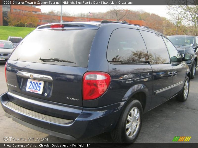 Midnight Blue Pearl / Dark Khaki/Light Graystone 2005 Chrysler Town & Country Touring