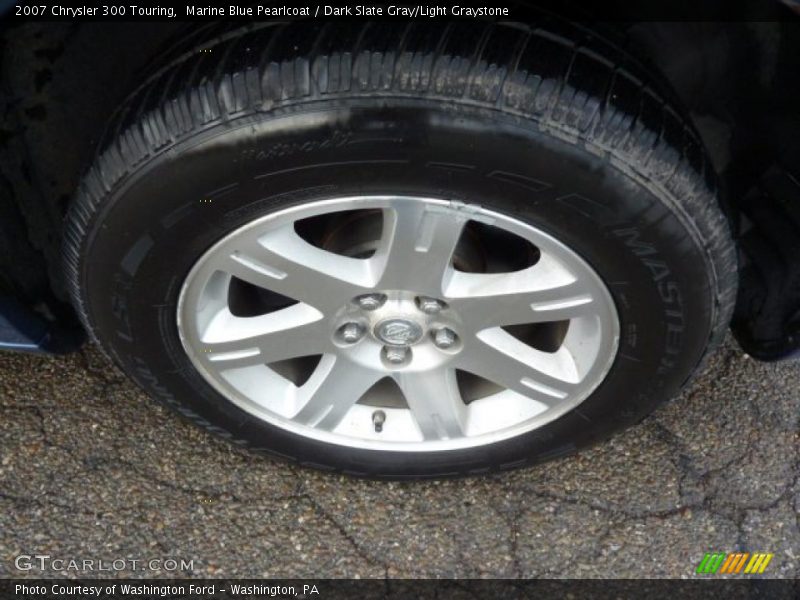 Marine Blue Pearlcoat / Dark Slate Gray/Light Graystone 2007 Chrysler 300 Touring