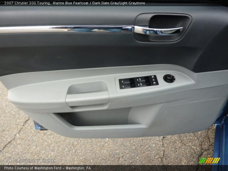 Marine Blue Pearlcoat / Dark Slate Gray/Light Graystone 2007 Chrysler 300 Touring