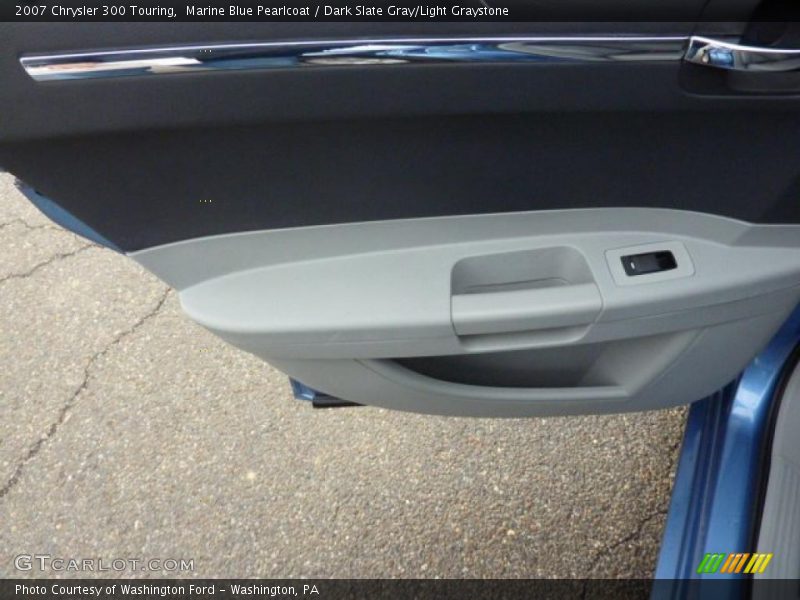 Marine Blue Pearlcoat / Dark Slate Gray/Light Graystone 2007 Chrysler 300 Touring