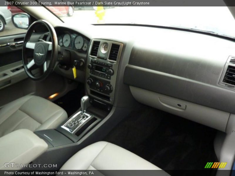 Marine Blue Pearlcoat / Dark Slate Gray/Light Graystone 2007 Chrysler 300 Touring