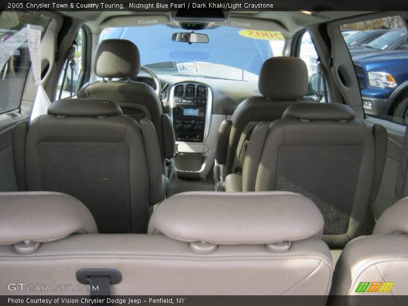 Midnight Blue Pearl / Dark Khaki/Light Graystone 2005 Chrysler Town & Country Touring