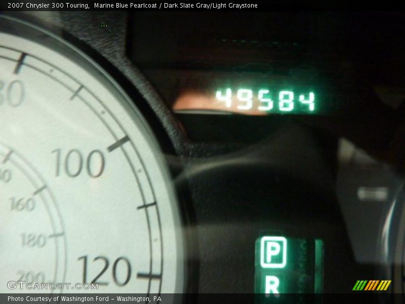 Marine Blue Pearlcoat / Dark Slate Gray/Light Graystone 2007 Chrysler 300 Touring