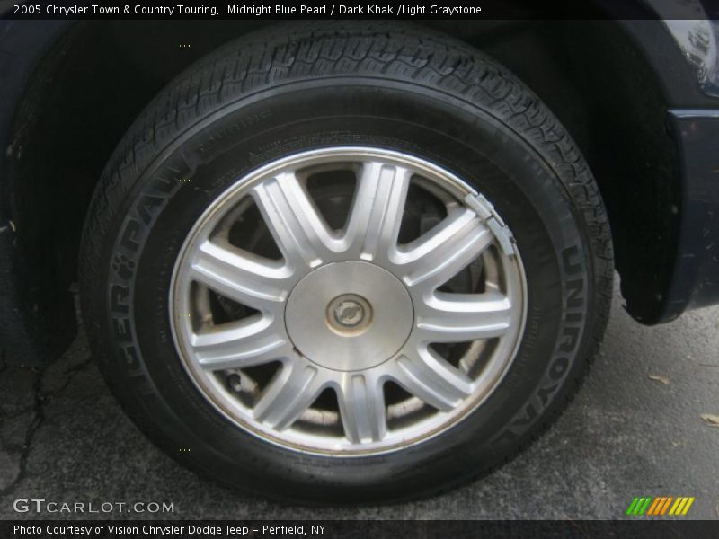 Midnight Blue Pearl / Dark Khaki/Light Graystone 2005 Chrysler Town & Country Touring