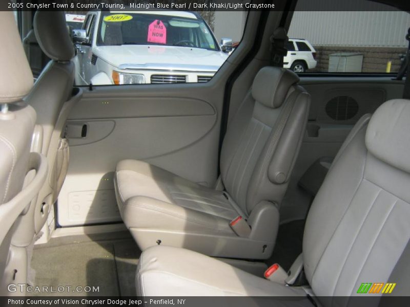 Midnight Blue Pearl / Dark Khaki/Light Graystone 2005 Chrysler Town & Country Touring