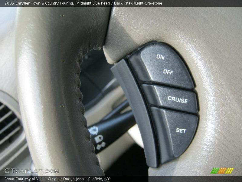 Midnight Blue Pearl / Dark Khaki/Light Graystone 2005 Chrysler Town & Country Touring