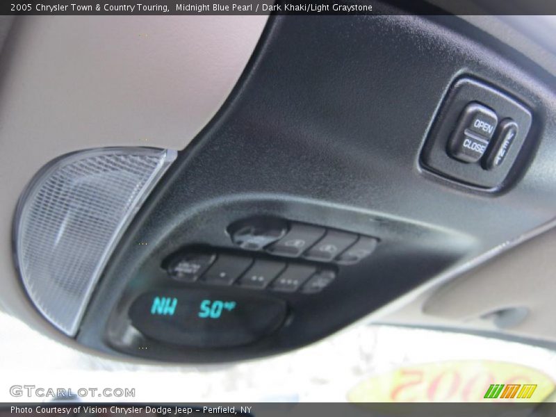 Midnight Blue Pearl / Dark Khaki/Light Graystone 2005 Chrysler Town & Country Touring