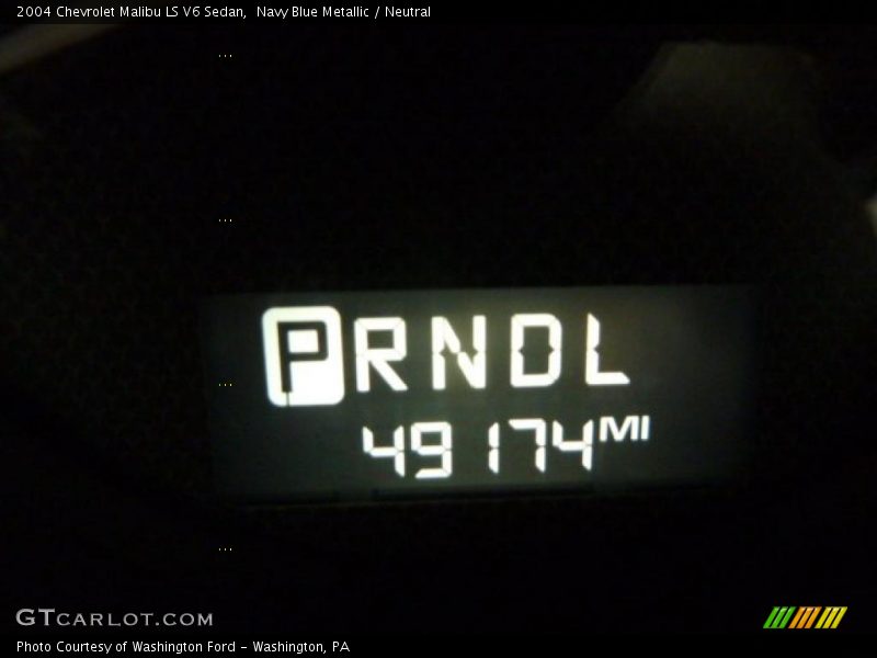 Navy Blue Metallic / Neutral 2004 Chevrolet Malibu LS V6 Sedan