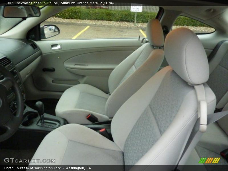 Sunburst Orange Metallic / Gray 2007 Chevrolet Cobalt LS Coupe