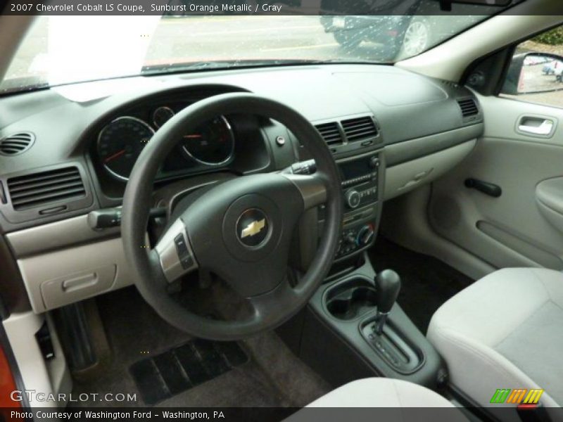 Sunburst Orange Metallic / Gray 2007 Chevrolet Cobalt LS Coupe