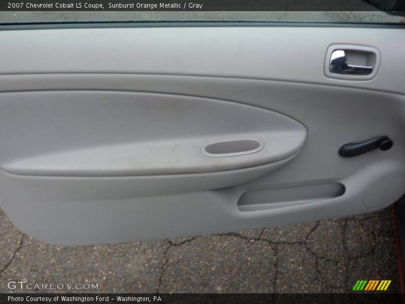 Sunburst Orange Metallic / Gray 2007 Chevrolet Cobalt LS Coupe