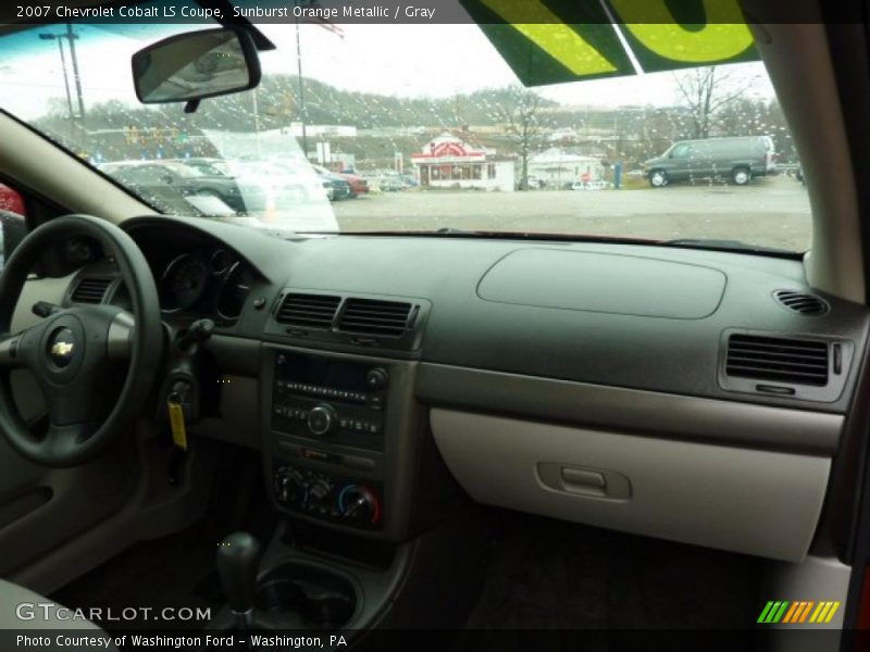 Sunburst Orange Metallic / Gray 2007 Chevrolet Cobalt LS Coupe