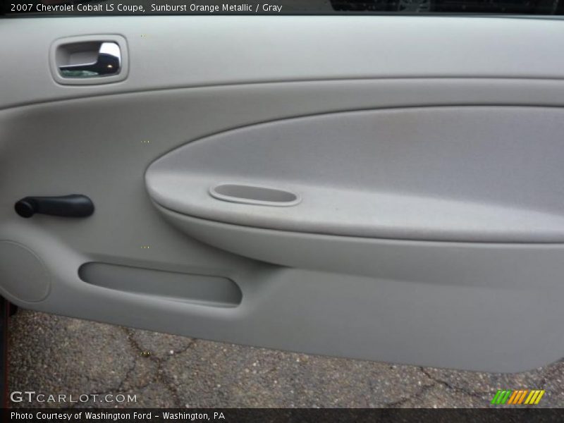Sunburst Orange Metallic / Gray 2007 Chevrolet Cobalt LS Coupe