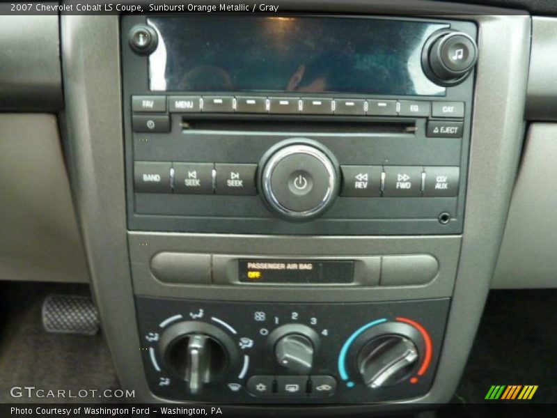 Sunburst Orange Metallic / Gray 2007 Chevrolet Cobalt LS Coupe